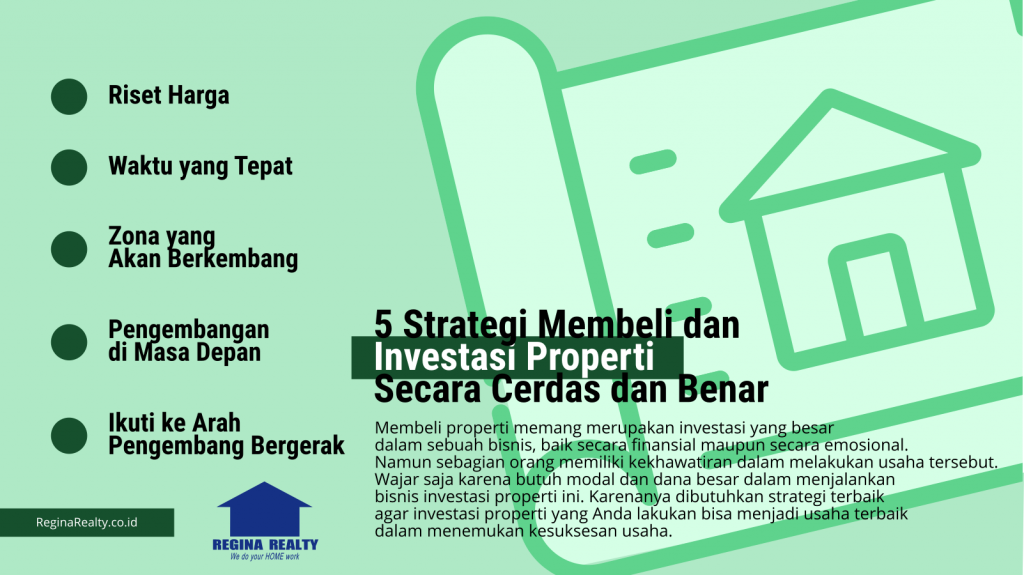 5 Strategi Investasi Properti Cerdas Regina Realty