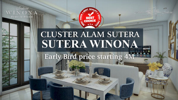 Cluster Alam Sutera Winona - Early Bird price starting 4M