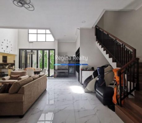 Dijual rumah 2 lantai Semi Furnished Harga 6M-an Luas 210-an m2 Cluster Menteng Bintaro