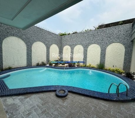 Rumah Disewa Pondok Indah 400 Juta-an/tahun Luas 450-an m2 Swimming Pool Full Furnished